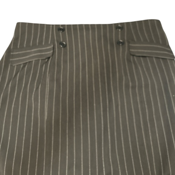 Spiegel Black Pinstriped Skirt,‎ EUC Size 20W. - Picture 5 of 7